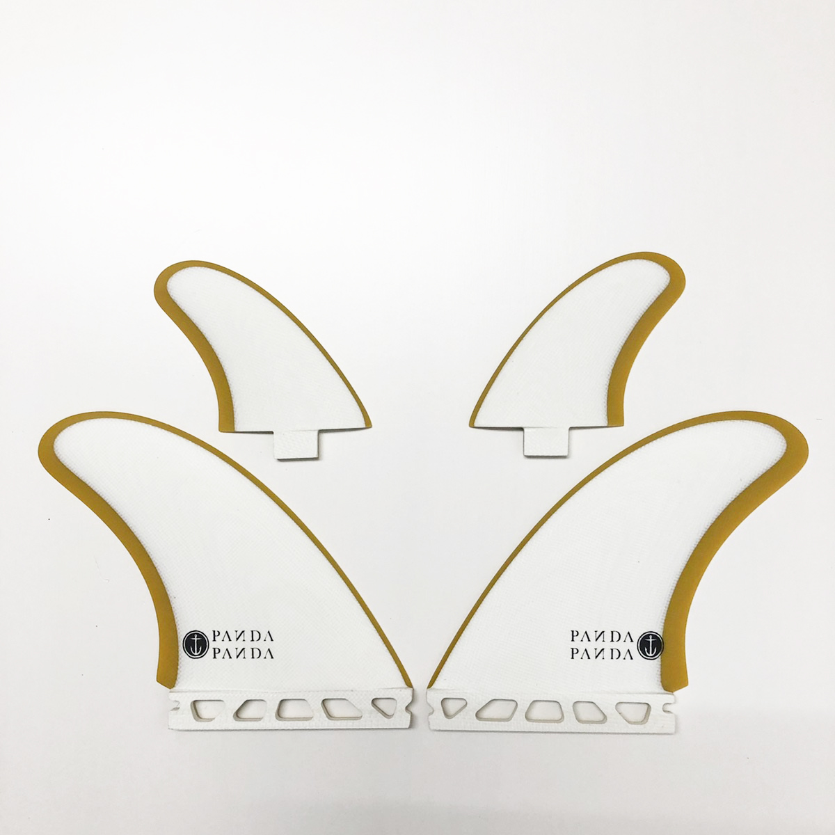CAPTAIN FIN キャプテンフィン PANDA TWINZER 5.2 Single Tab WHITE / GOLD クアッドフィン フューチャーフィン